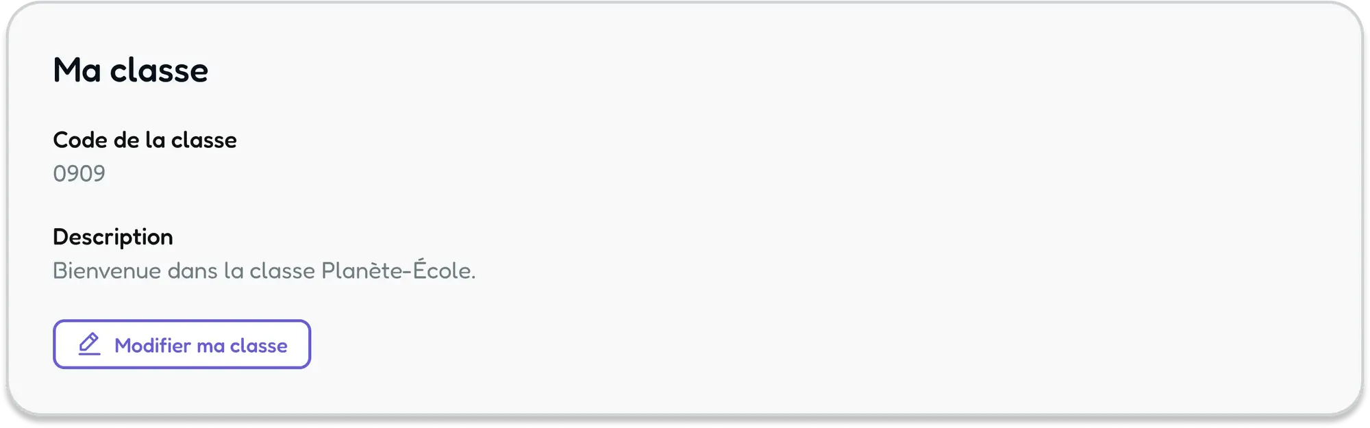 Paramétrez votre classe - Planète École