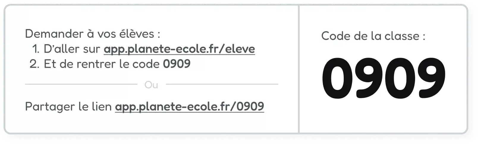 Partagez votre classe - Planète École